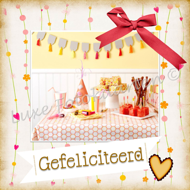 Gefeliciteerd Kind - feestje
